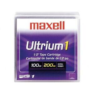 Maxell 183800 LTO1 Backup Tape Cartridge (100GB/200GB)