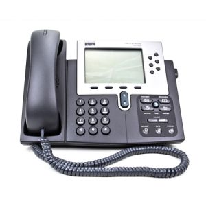 Cisco IP Phone 7960G-VoIP phone-H.323, MGCP, SCCP, SIP-silver, dark gray 