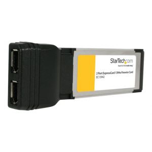2 Port ExpressCard Laptop 1394a Firewire Adapter Card