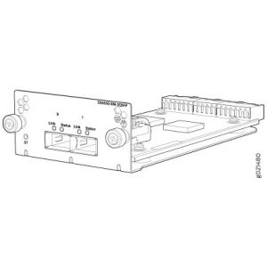 JUNIPER - EX4550 2-PORT 40GBE EXPANSION MODULE,FOR DATA NETWORKING, OPTICAL NETWORK,2 X QSFP+ (EX4550-EM-2QSFP)