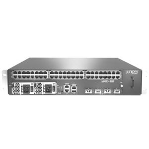 JUNIPER - MX80-48T 3D UNIVERSAL EDGE ROUTER,48 PORTS,MANAGEMENT PORT,4 SLOTS,GIGABIT ETHERNET, REDUNDANT POWER SUPPLY, 2U, RACK-MOUNTABLE (MX80-48T-AC)