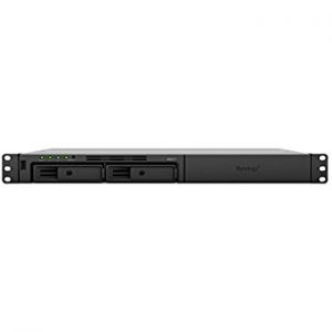 Synology RS217 NAS Rack (1U) Ethernet LAN Black storage server