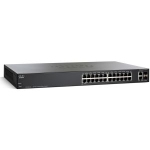 Cisco Small Business SF200-24FP Managed L2 Fast Ethernet (10/100) Black 1U Power over Ethernet (PoE)