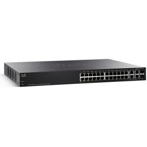 Cisco Small Business SF300-24PP Managed L3 Fast Ethernet (10/100) Black Power over Ethernet (PoE)