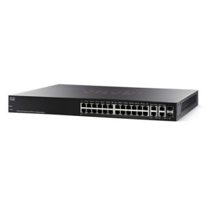 Cisco SF350-24P Managed L2/L3 Fast Ethernet (10/100) Black Power over Ethernet (PoE)