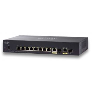Cisco Small Business SF352-08P Managed L2/L3 Fast Ethernet (10/100) Black 1U Power over Ethernet (PoE)