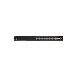 Cisco SG350X-24P Managed L3 Gigabit Ethernet (10/100/1000) Black 1U Power over Ethernet (PoE)