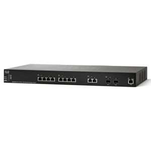 Cisco SG350XG-2F10 Managed L3 10G Ethernet (100/1000/10000) Black 1U