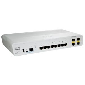 Cisco Catalyst Compact 2960C-8TC-L - Switch - 8 Ports - Managed - Desktop, Rack-Mountable, Wall-Mountable