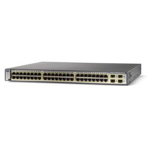 Cisco Catalyst 3750G-48PS-S - switch - 48 ports - Managed - rack-mountable