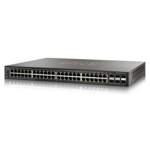 Cisco SG350X-48P Managed L3 Gigabit Ethernet (10/100/1000) Black 1U Power over Ethernet (PoE)